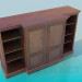 3D Modell Schrank mit Regalen - Vorschau