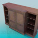 3D Modell Schrank mit Regalen - Vorschau