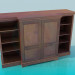 3D Modell Schrank mit Regalen - Vorschau