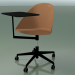 3d model Silla 2312 (5 ruedas, con mesa, PA00002, PC00004 polipropileno) - vista previa