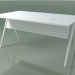 3d model Mesa de despacho rectangular 5460 (H 74-89 x 159 cm, laminado Fenix F01, V12) - vista previa