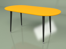 Mesa de centro Pintura de jabón (naranja)