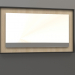 3d model Mirror ZL 18 (750x450, wood white, black) - preview