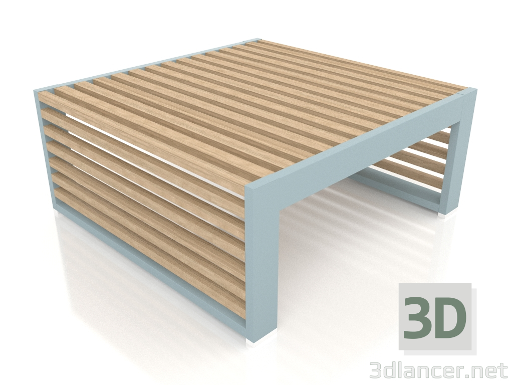 Modelo 3d Mesa lateral (azul cinza) - preview