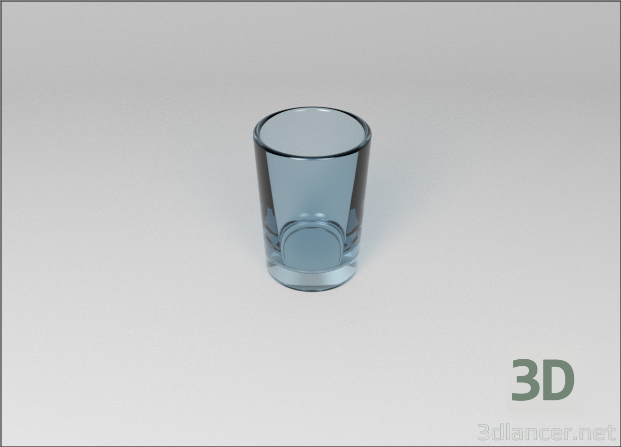 Chupito 3D modelo Compro - render