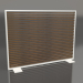 3d model Partition made of artificial wood and aluminum 150x110 (Teak, Agate gray) - preview