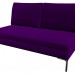 3D Modell Modulares Sofa (158 x 97 x 73) CH156C - Vorschau