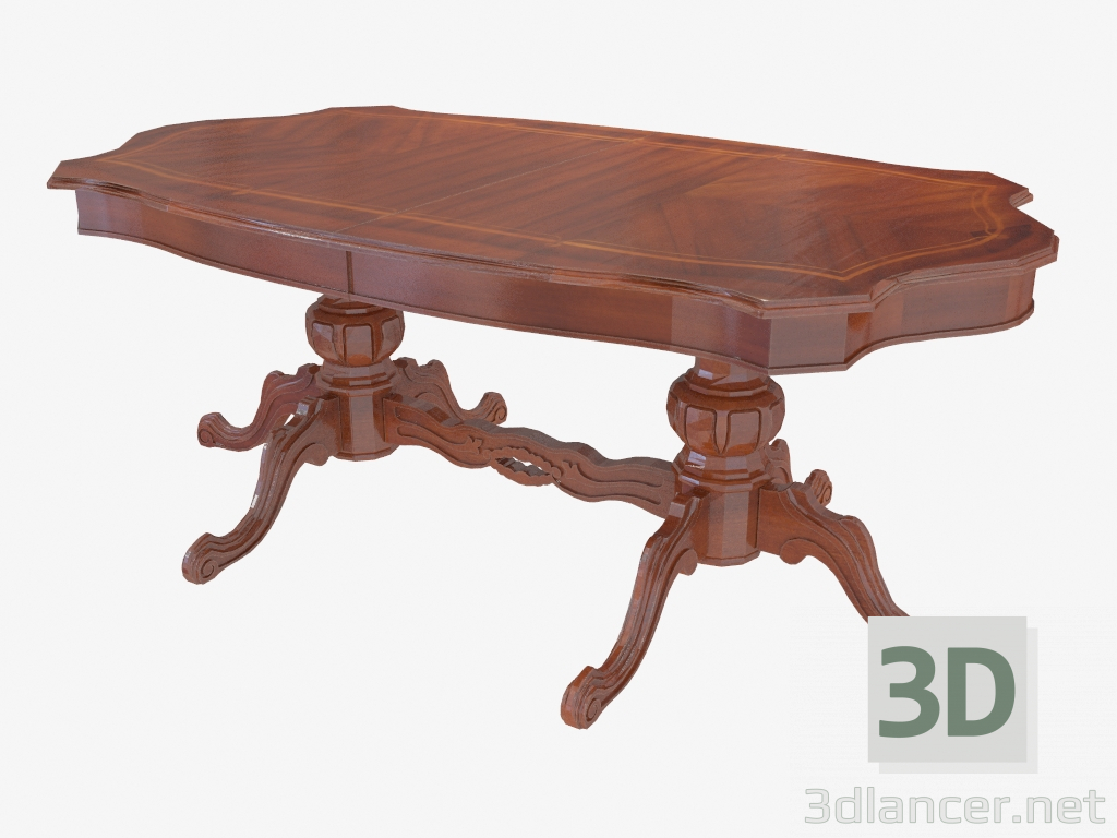 3d model Mesa de comedor plegable DG117 - vista previa