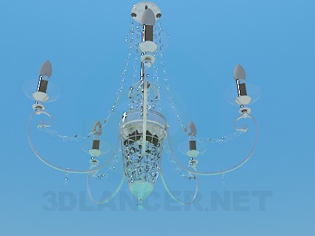 Modelo 3d Candelabro com candelabros - preview