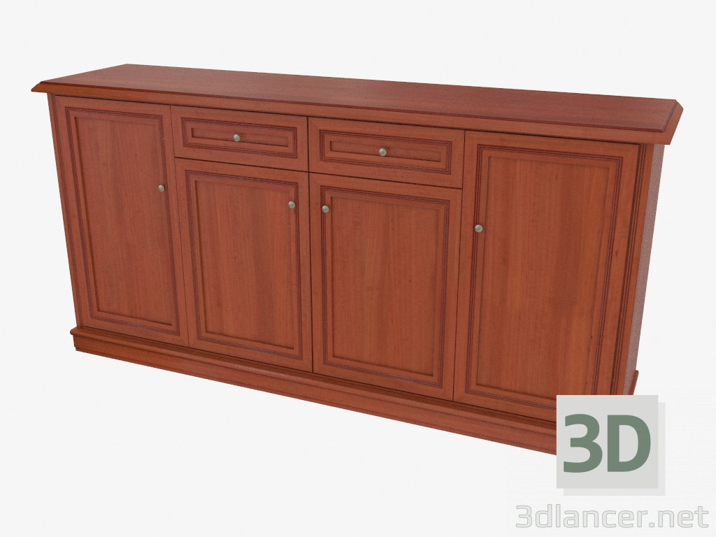 modèle 3D Buffet à quatre sections (367-39) - preview