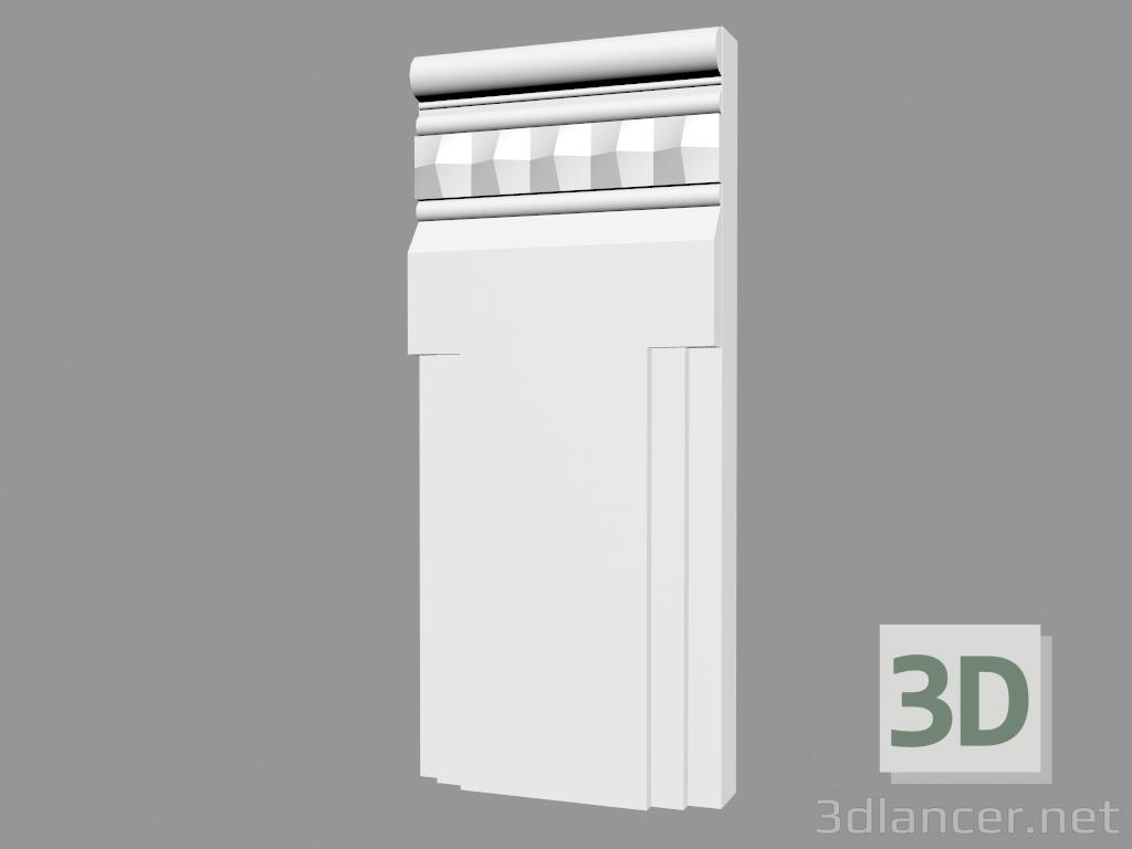 3d model Pilaster (base) PL552 - vista previa