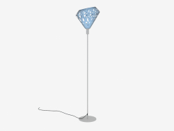 Stehlampe (blaues Licht)