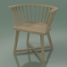 3d model Media silla redonda (24, Rovere Sbiancato) - vista previa