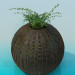 3d model Basket for the flowerpot - preview