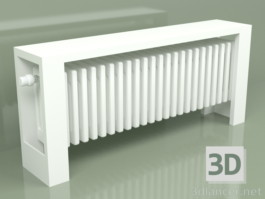 3d model Radiator Delta Column Bench V (H350 L1200 B177, RAL - 9016) - preview