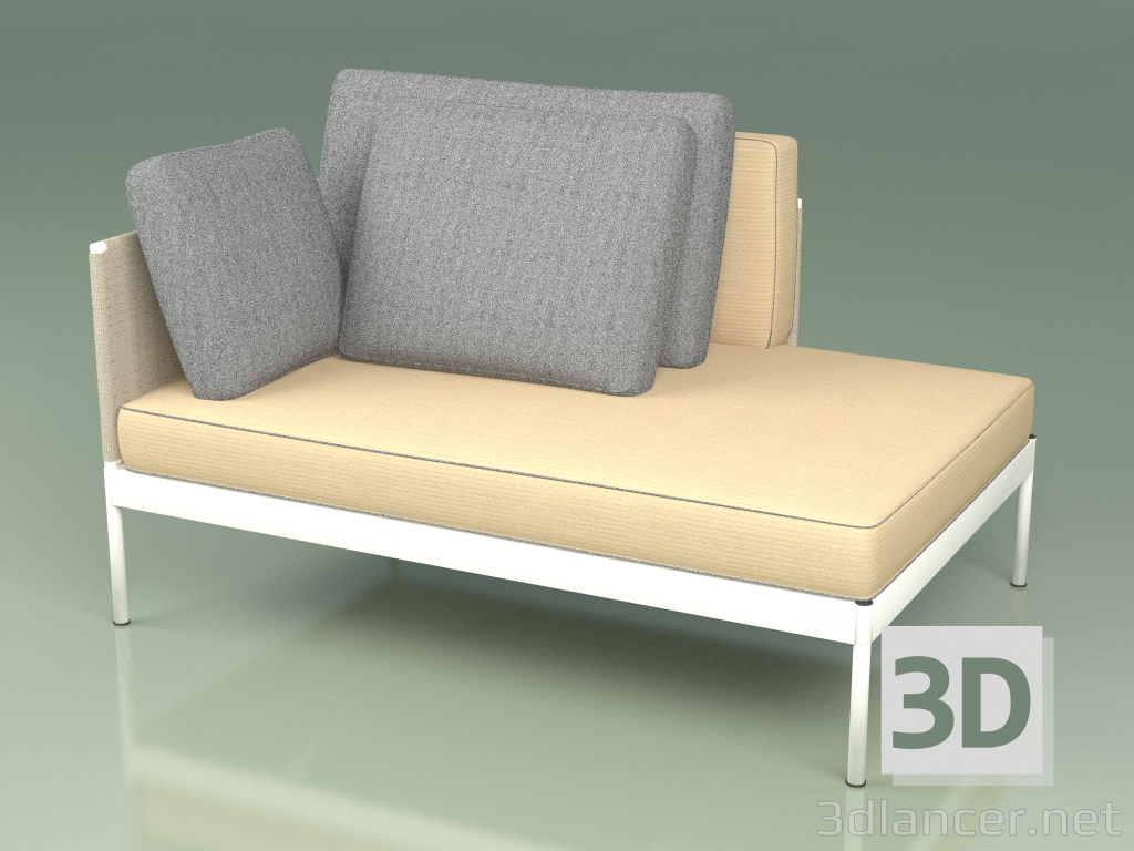 3d model Sofá modular (353 + 331, opción 2) - vista previa