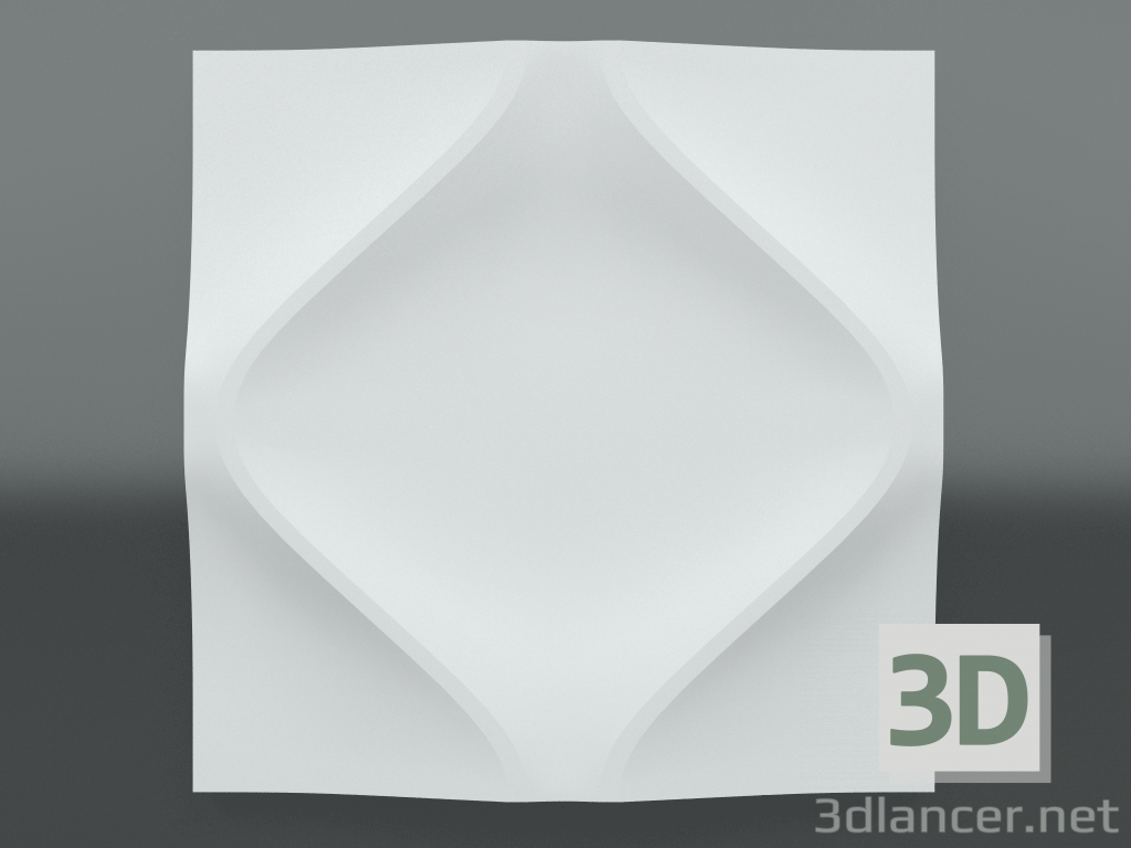 3d model Panel 3d de yeso S-214 - vista previa