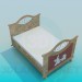 3d model Cama para niño - vista previa