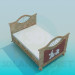 3d model Bed for child - preview