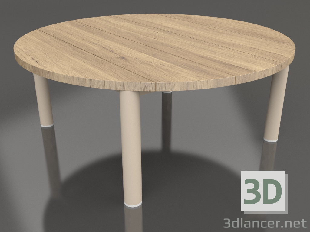 3D modeli Sehpa D 90 (Kum, İroko ahşap) - önizleme