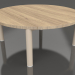 3d model Mesa de centro D 90 (Arena, madera de iroko) - vista previa