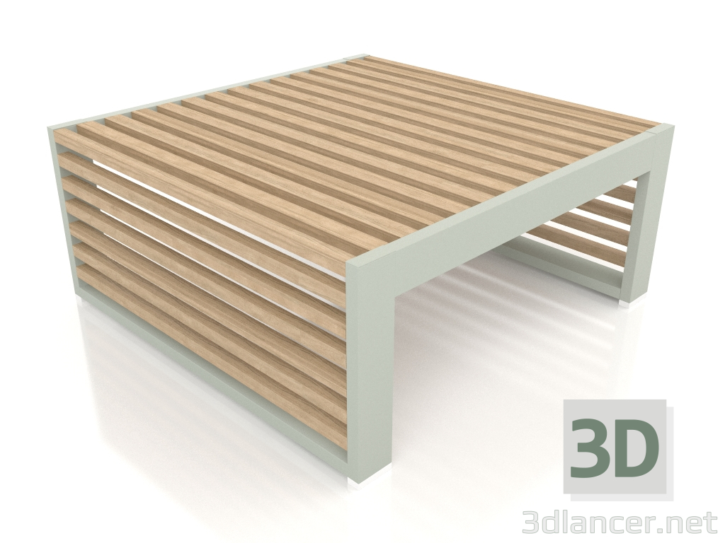 Modelo 3d Mesa lateral (cinza cimento) - preview