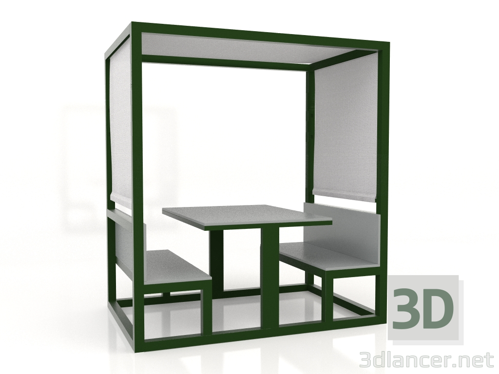 3d model Lonchera (Verde botella) - vista previa