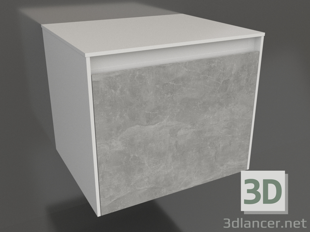 3d model Hanging cabinet 60 cm (MOB0106W+MOB0706BS) - preview