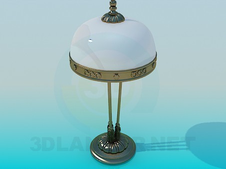 3D Modell Tisch-Lampe - Vorschau