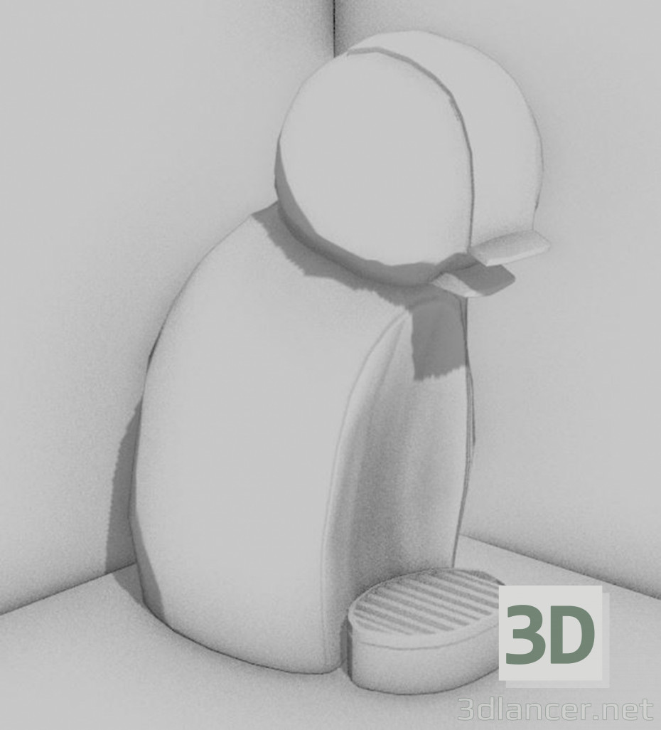 3d model Cafetera Dolce Gusto - vista previa