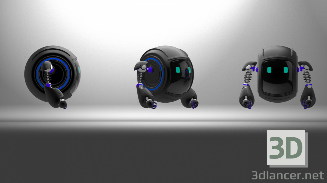 Robot de ESPs 3D modelo Compro - render