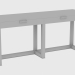 3d model ORWELL CONSOLE console (200x415xH92) - preview