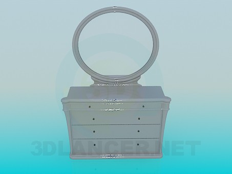 3d model Pier-glass - vista previa