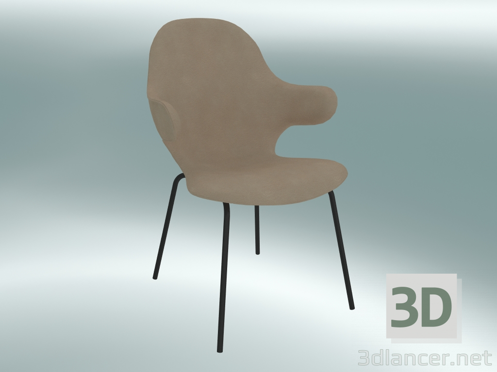 modèle 3D Fauteuil (JH15, 58x58 H 90cm, Cuir - Soie aniline) - preview