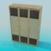 modèle 3D Armoire 3 portes - preview