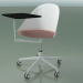 3d model Chair 2313 (5 wheels, with table and cushion, PA00001, polypropylene PC00001) - preview