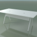 3d model Mesa de despacho rectangular 5462 (H 74-99 x 200 cm, laminado Fenix F01, V12) - vista previa