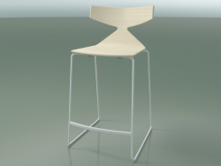 Tabouret de bar empilable 3703 (blanc, V12)