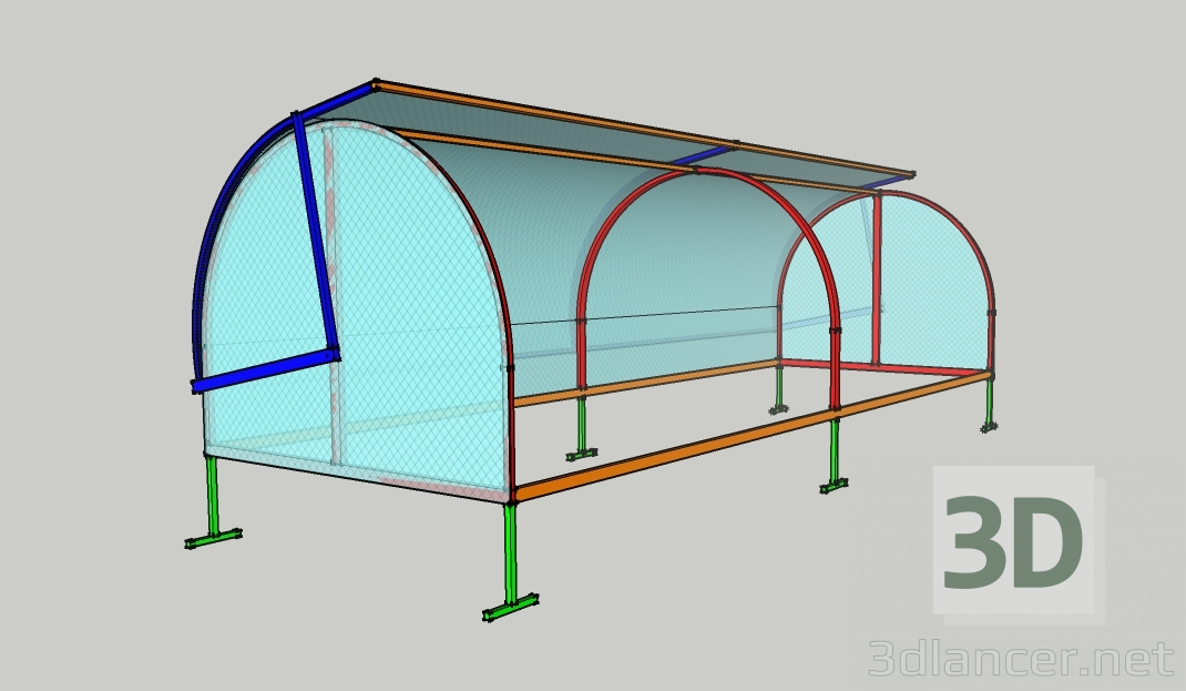 3D modeli Sera "Khlebnitsa" - önizleme