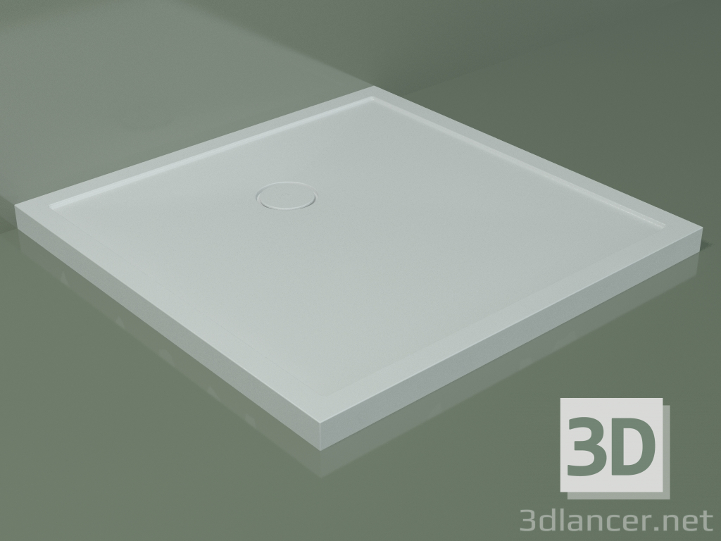 Modelo 3d Base de duche Medio (30UM0148, Branco Glaciar C01, 100x100 cm) - preview