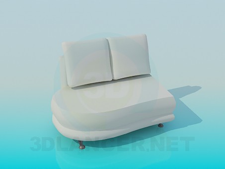 3d model Part of the sofa - preview