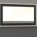 3d model Mirror ZL 18 (750x450, wood brown dark, white) - preview