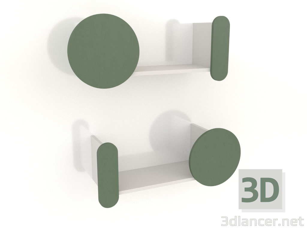 3d model Shelves SH1 size M - preview