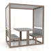 3d model Dining booth (Bronze) - preview