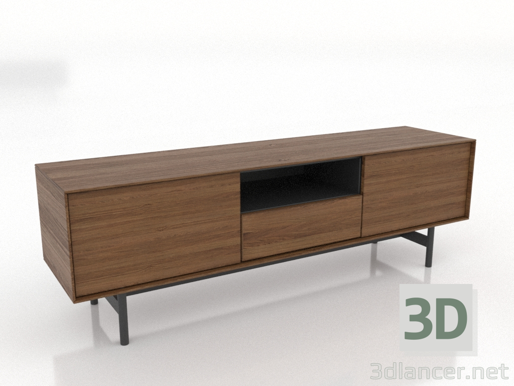 3d модель Тумба ТВ 1450 мм (светлый орех) – превью 3d модель Тумба ТВ 1450 мм (светлый орех) – превью