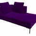 3D Modell Modulares Sofa (158 x 97 x 73) CH156LD - Vorschau