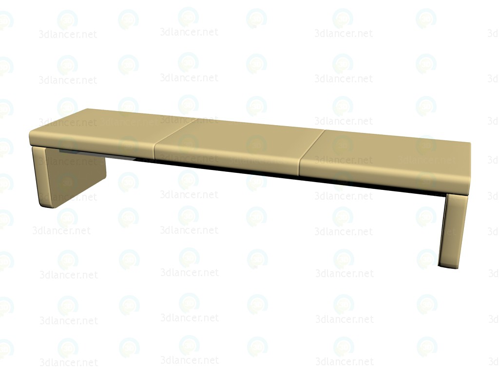 3d model Banco de RB220 1 - vista previa