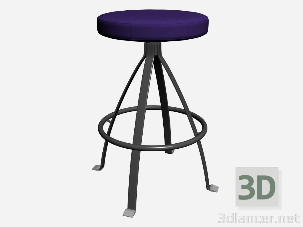 3d model Silla de bar TIM 2 - vista previa