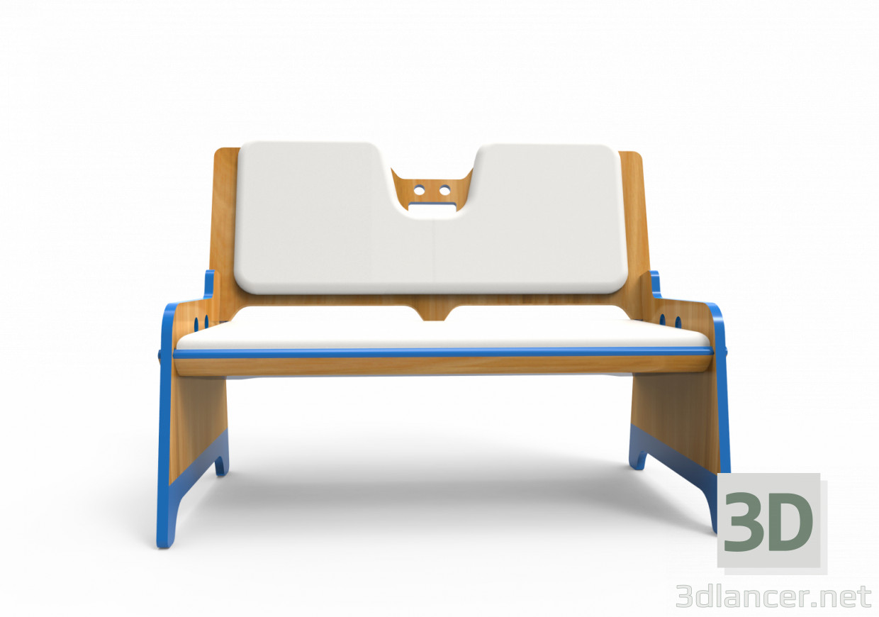 3d model Sillon sala pediatrica - vista previa