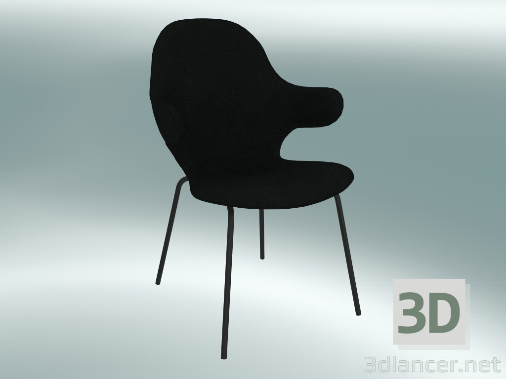 3d model Chair Catch (JH15, 58x58 H 90cm, Leather - Black Silk) - preview